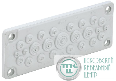 Ввод кабельный мембранный 25 отверстий d5-26мм IP65 (без клипс) TITAN IEK TI-01D-MC-025-65