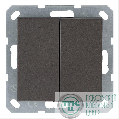 Переключатель перекрестный 2-кл. 10А IP20 механизм мокко Jasmart G3014Z