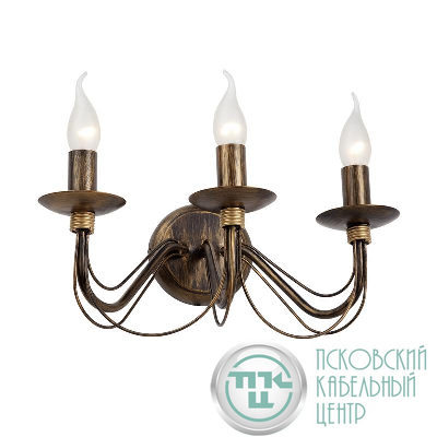 Светильник настенный 3xE14 макс. 40Вт Vitaluce V1205/3A