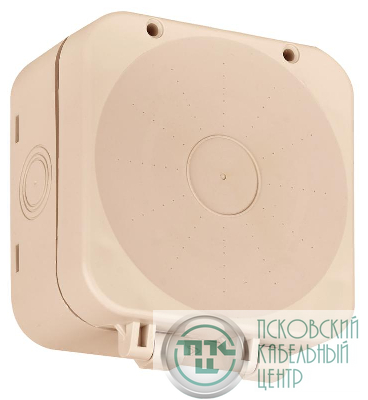 Коробка распределительная133х120х60 двухкомпонентн. для видеокамер HF IP68 беж. Ruvinil 67080БЖ