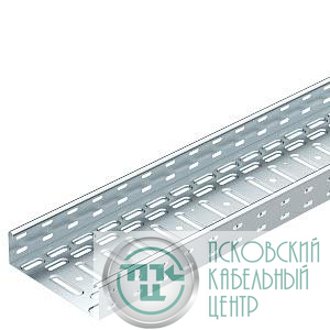 Лоток листовой перфорированный 100х60 L3000 сталь 0.7мм LKS 610 FS RU оцинк. (аналог 50х100) OBO 6048910