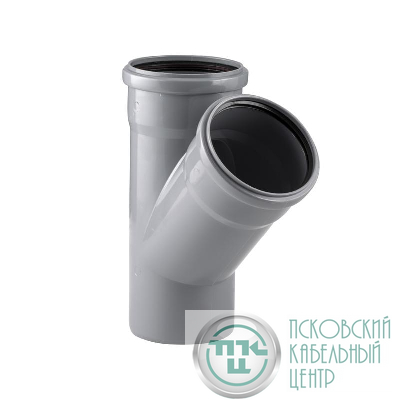 Тройник ВК ПП 110/110х45 сер. RTP 36575
