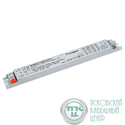 Блок питания ARJ-SP-90-LINEAR-PFC-DALI2-ADJ 90Вт 80-300В 0.3-0.7А IP20 металл Arlight 035536