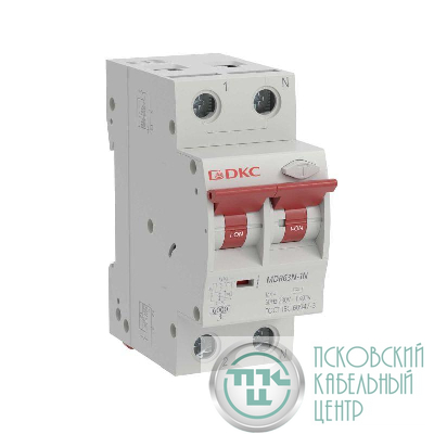 Выключатель автоматический дифференциального тока 2п (1P+N) C 25А 30мА тип A 6кА MDR63N YON MDR63N-1N2C25-A
