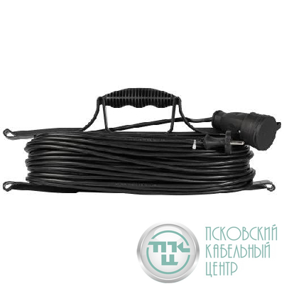 Удлинитель-шнур на рамке 1х40м без заземл. ПВС 2х1 GREEN LINE FR-10-40m Эра Б0065095