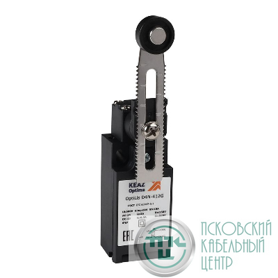 Выключатель концевой OptiLiS D4N-412G рычаг регулир. с роликом пластик. EN 50047 XCKN2145P20 КЭАЗ 365310