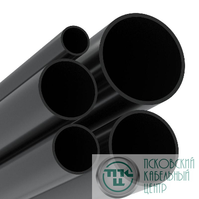 Труба ПВХ жесткая гладкая d16мм легкая 3м черн. DKC 63916B