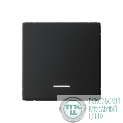 Выключатель 1-кл. ArtGallery (сх. 1а) 10AX с подсветкой механизм карбон SE GAL001013