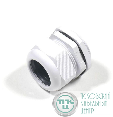 Сальник PG42 d32-38мм IP68 пластик. сер. ГОФРОМАТИК zeta30889