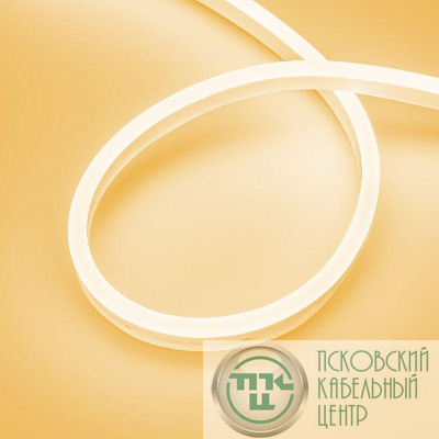 Лента светодиодная AURORA-PS-A120-16x8mm 24V Amber 10Вт/м IP65 2835 герметичная (уп.5м) Arlight 036695