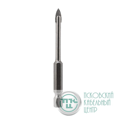 Сверло по стеклу и керамике 5мм (шестигранный хвостовик) Rexant 91-0641