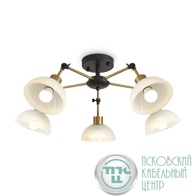 Светильник Bessie 5х60Вт E27 IP20 подвесной Freya FR5526PL-05BBZ