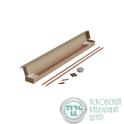 Комплект заземления из 4 стержней d16мм L=6м безмуфтовый (конус морзе) KTZ-D16-L6 SCU КМ MA0795