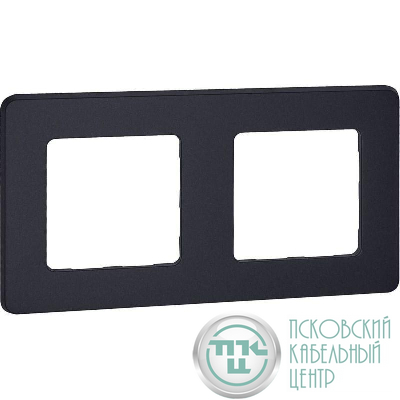 Рамка 2-м Inspiria антрацит IEK 673943