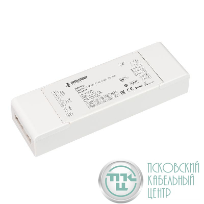 Диммер SMART-PWM-105-72-RGB-MIX-PD-SUF (12-48В 5х6А ZB 2.4G) IP20 пластик INTELLIGENT ARLIGHT 037344