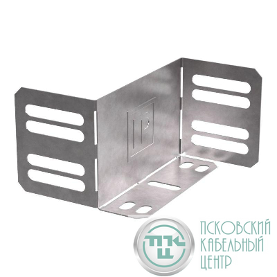 Переходник упрощенный горизонт. на 100мм H80 0.7мм Промрукав PR16.1049
