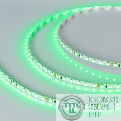 Лента светодиодная RT-A120-5mm 24V Green 9.6Вт/м IP20 2835 узкая (уп.5м) Arlight 015663(2)