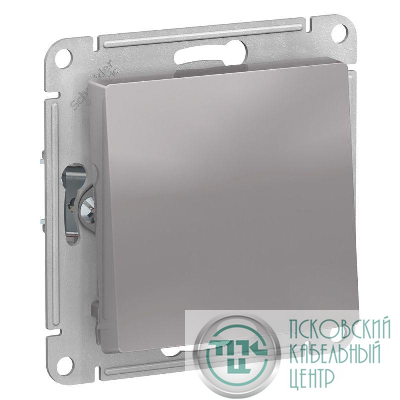 Переключатель 1-кл. AtlasDesign Aqua IP44 (сх. 6) 10AX механизм алюм. SE ATN440361