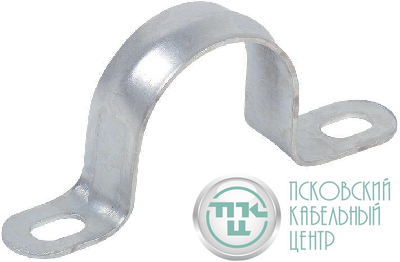 Скоба крепежная двухлапковая d21-22мм метал. (уп.10 шт) IEK CMAT11-21-010