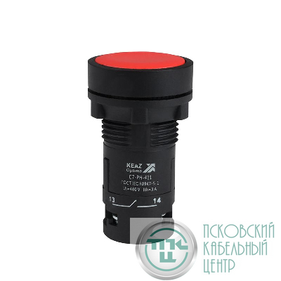 Кнопка с фиксацией OptiSignal Compact D22 С7-PH-411 красн. 1НО+1НЗ XB7NH45 КЭАЗ 362075