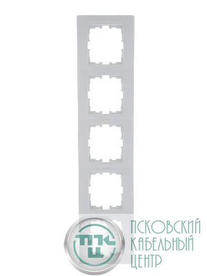 Рамка 5-м Karina горизонт. бел. LEZARD 707-0200-150