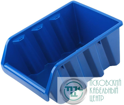 Лоток для крепежа пластиковый 245х170х125мм син. MOS 65698М