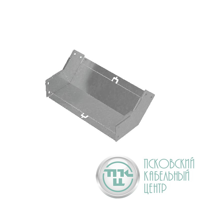 Угол для лотка вертикальный внутренний 45град. 400х100 сталь 1мм "ПЛЮС" NLplus45-100-400 HD КМ PL1437