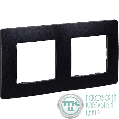 Рамка 2-м Etika антрацит IEK 672582