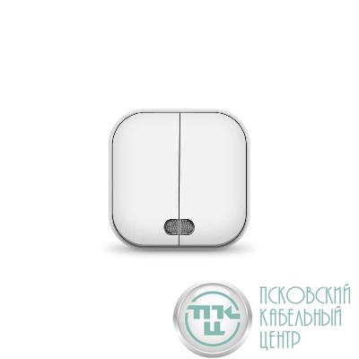 Выключатель 2-кл. 1п ОП 10А IP20 с подсветкой бел. IONICH 1414