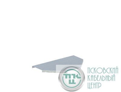 Крышка для ответвителя T-образ. осн.100 сталь 1.2мм ЛМсК-Т цУТ2.5 оцинк. СОЭМИ Н0122470132