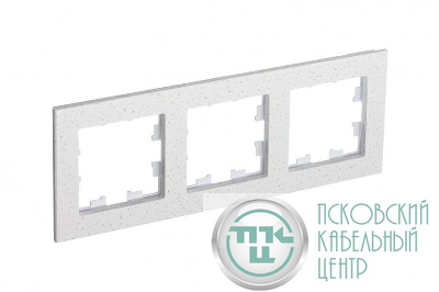 Рамка 3-м AtlasDesign Nature мрамор крем роял SE ATN343103