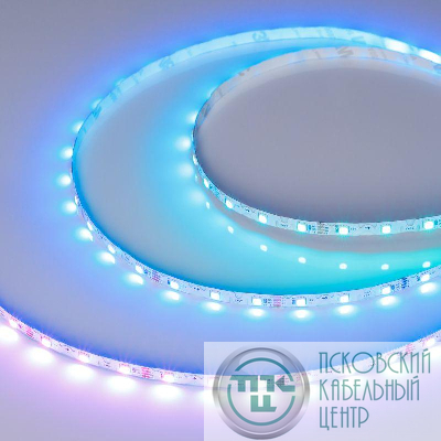 Лента светодиодная SPI-RZ-F60-6mm 12V RGB-PX1-BPT 7Вт/м IP20 3535 (уп.5м) Arlight 044684