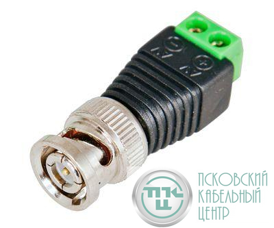 Разъем штекер BNC с клемм. колодкой (уп.50шт) Rexant 05-3076