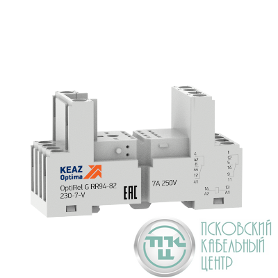 Розетка для реле OptiRel G RR94-82-230-7-V КЭАЗ 281172