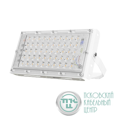 Прожектор светодиодный "трансформер" 30Вт 6500К IP65 4000лм 230В/50Гц 212х107х27мм бел. Apeyron 05-44