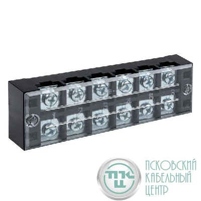 Терминал клеммный TB-4506 до 4.5кв.мм 45А 6 клеммных пар EKF tb-4506