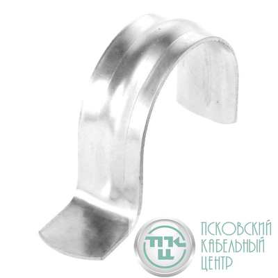 Скоба крепежная однолапковая СМО d21-22мм метал. для монтаж. пистолета без отверстий (уп.100шт) Промрукав PR08.2755