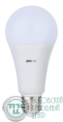Лампа светодиодная PLED-SP 25Вт A65 3000К тепл. бел. E27 230В/50Гц JazzWay 5018051A