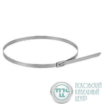 Хомут AISI 304 7.9х360 нерж. сталь FlexLock (уп.10шт) PROxima EKF plc-fl-tss-304-7.9x360-r