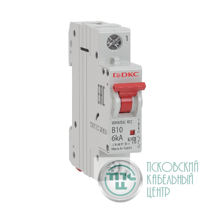 Выключатель автоматический модульный YON MD63-1D4-6 6кА DKC MD63-1D4-6