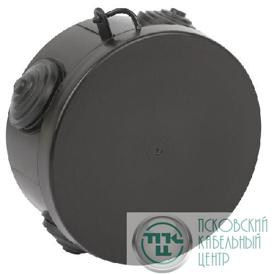 Коробка распаячная ОП 85х40мм с гермовводами 4 входа IP54 черн. KOR-85-40-4g-B Эра Б0061801