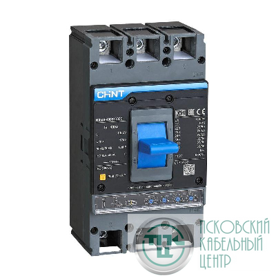 Выключатель автоматический 3п 400А 70кА NXMS-400H с электрон. расцеп. (R) CHINT 845726