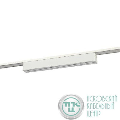 Светильник светодиодный трековый TRM-S5-2-12W4K WH 12Вт 4000К с направленным светом для тонкого магнитного шинопровода бел. Эра Б0059044