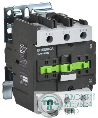 Контактор КМИе-46512 65А 400В/АС3 1НО 1НЗ GENERICA KKME41-065-400-11