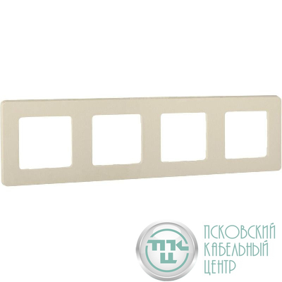 Рамка 4-м СП Inspiria IP20 сл. кость IEK 673961