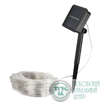 Светильник светодиодный садовый SLR-G06-100M 100LED дюралайт RGB мультицвет (заменяемый Ni-MH 500мА.ч аккумулятор) ФАZА 5060081