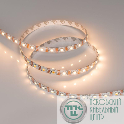Лента светодиодная SPI-B60-10mm 12V Warm 2700К-PX1-RAM 9.3Вт/м IP20 5060 бегущий огонь (уп.5м) Arlight 033438