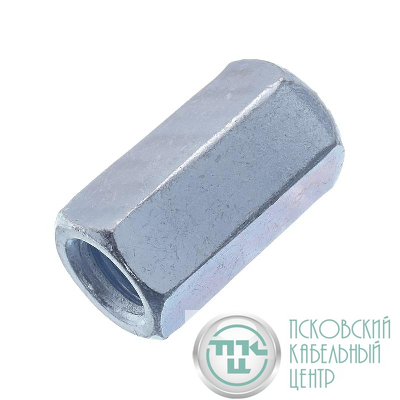 Гайка соединительная М8 DIN 6334 класс прочн. 6 цинк (уп.50шт) пакет СТРОЙМЕТИЗ UTORM3050058