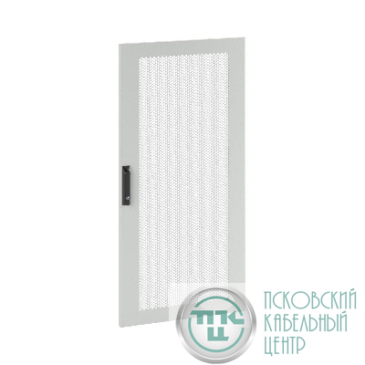 Дверь одностворчатая для IT-CQE 1200х600 перфорир. RAL7035 DKC RGITCPMS1260