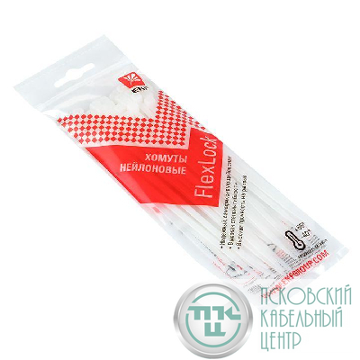 Хомут P6.6 3.6х150 FlexLock стандартный бел. (уп.100шт) PROxima EKF plc-fl-ctsw-3.6x150